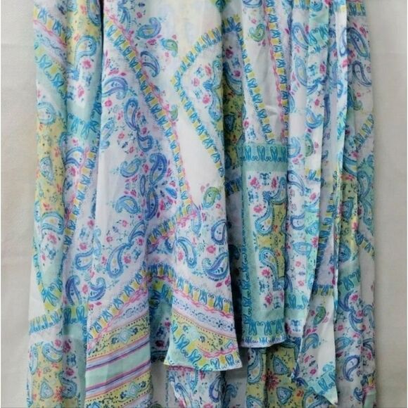 BRAND NEW CHAPS SLEEVELESS FLORAL PATTERN DESIGN V-NECKLINE  WOMEN"S DRESS - Picture 16 of 16